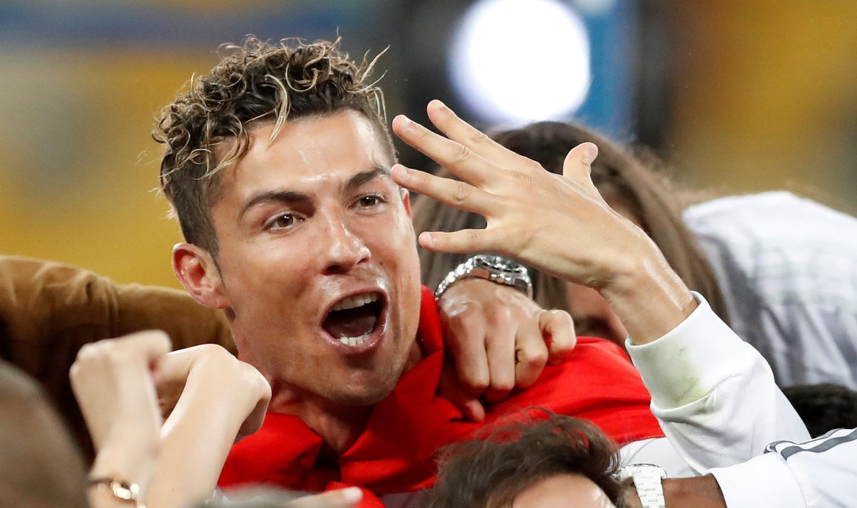 Viis! Cristiano Ronaldo jaoks tähistas laupäevane võit viiendat Meistrite liiga karikat - ühe võitis ta Manchester Unitediga, neli Realiga