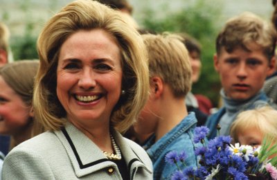 Hillary Clinton Tallinnas 1996 juuli.