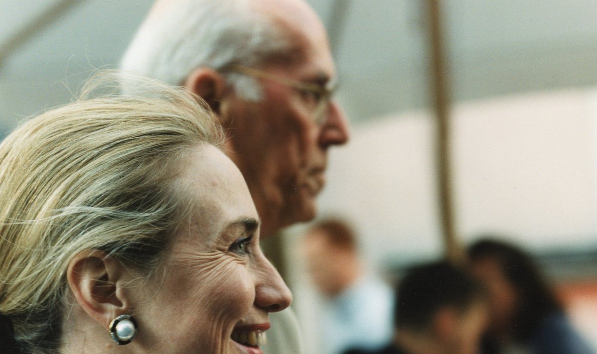 Hillary Clinton Tallinnas 1996 juuli.