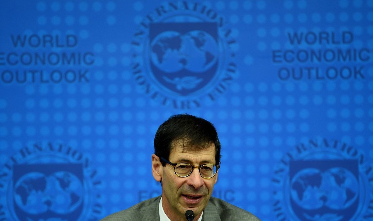 IMFi peaökonomist Maurice Obstfeld täna Kuala Lumpuris küsimustele vastamas. 