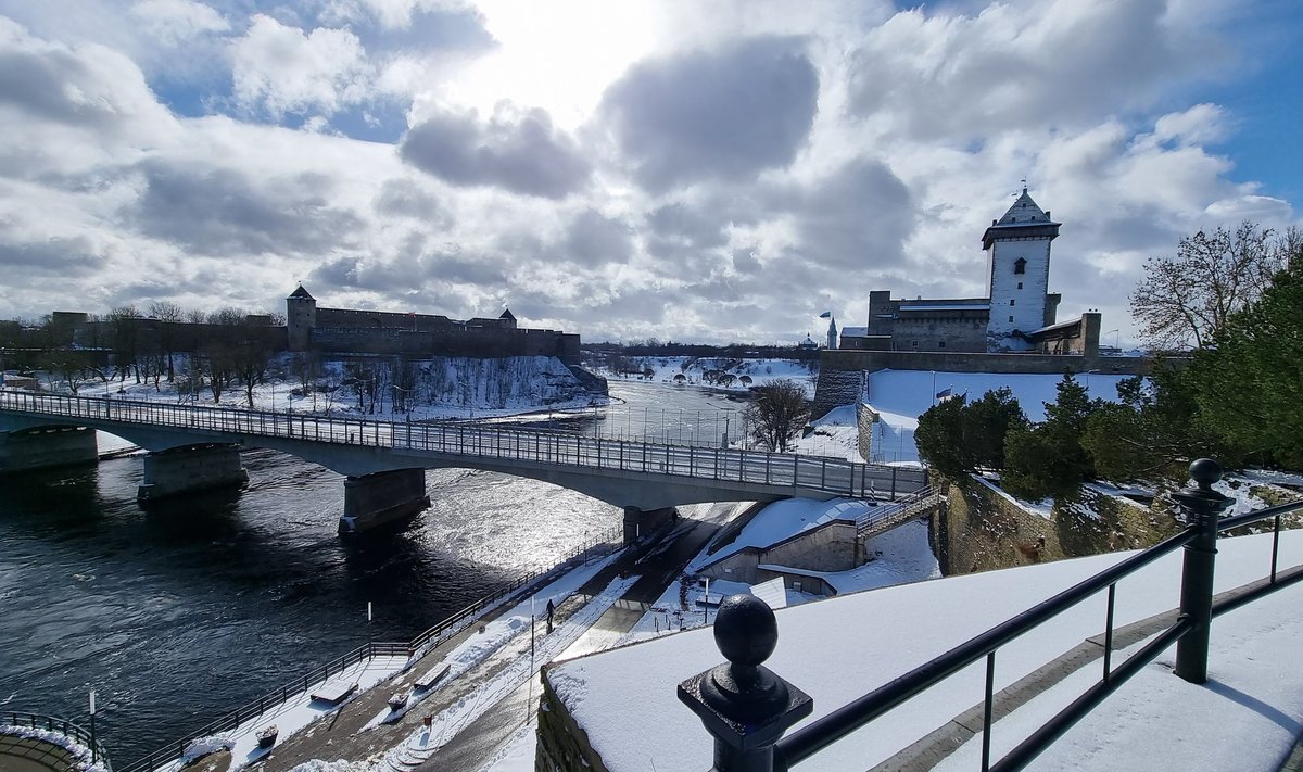 Eesti-Vene piir Narvas