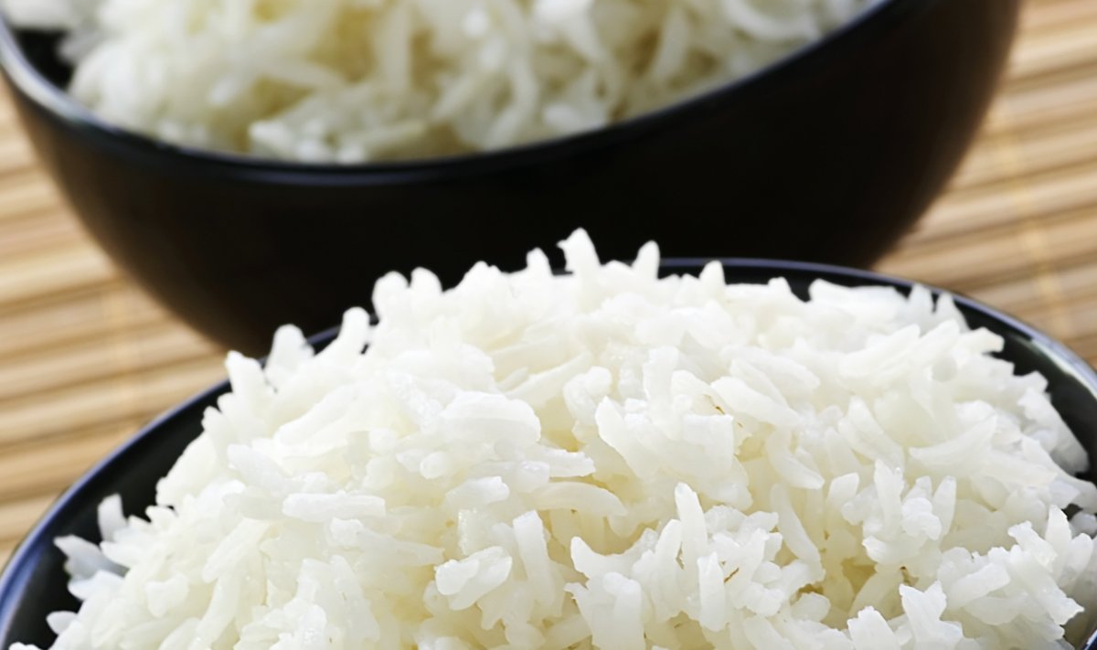 Keedetud riis.