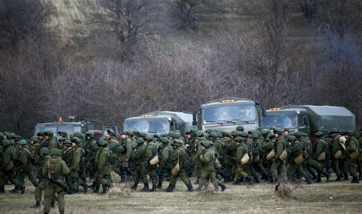 "Rohelised mehikeste" kogunemine Krimmis 2014. aasta märtsis