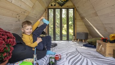 ФОТО | Легко и просто! Как построить игровой домик из поддонов для самых маленьких членов семьи