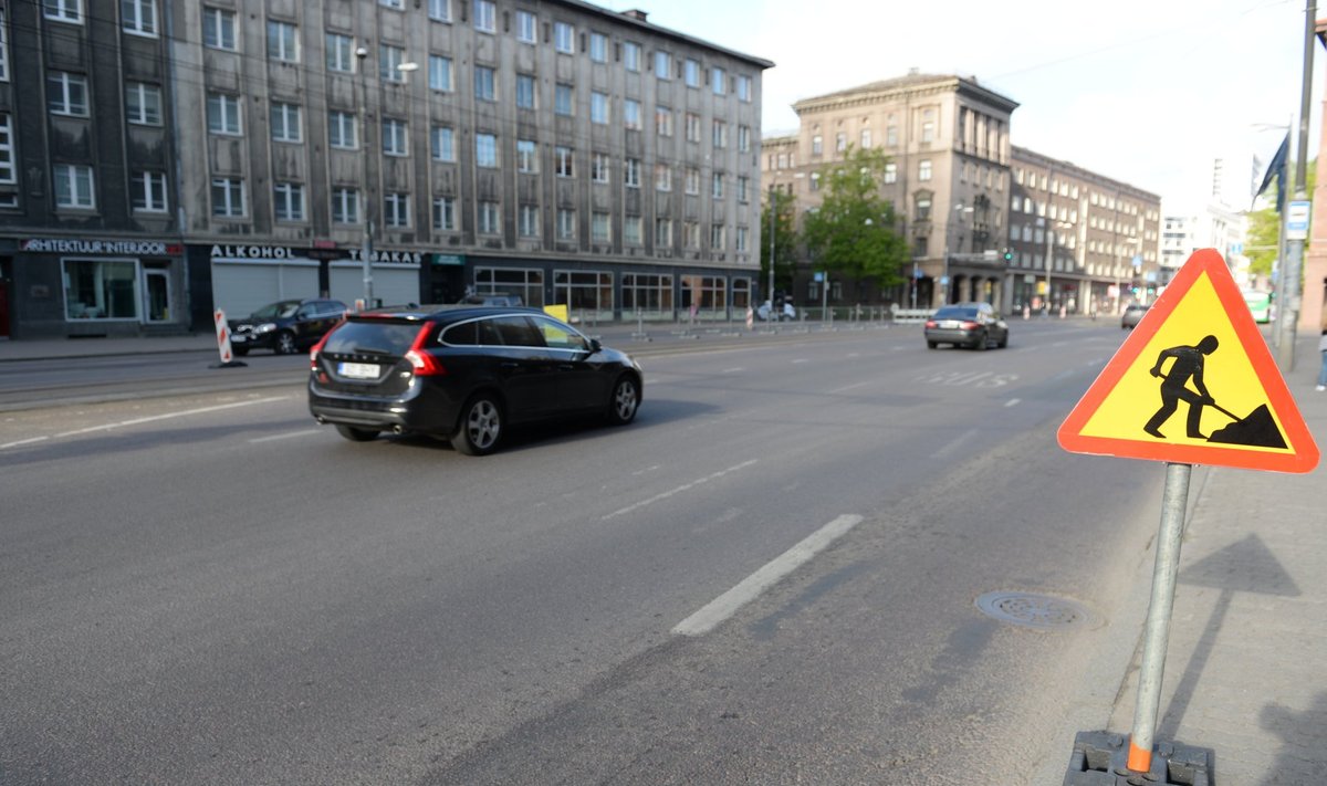 Narva maantee, foto on illustreeriv