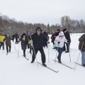 FOTOD: Õismäe tiigi ääres pidasid vastlapidu vitaalsed eakad