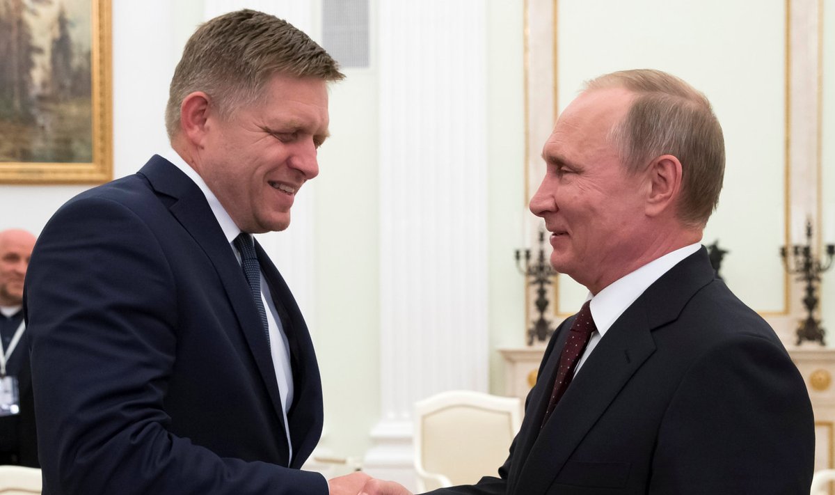 Fico ja Putin 25. augustil Kremlis