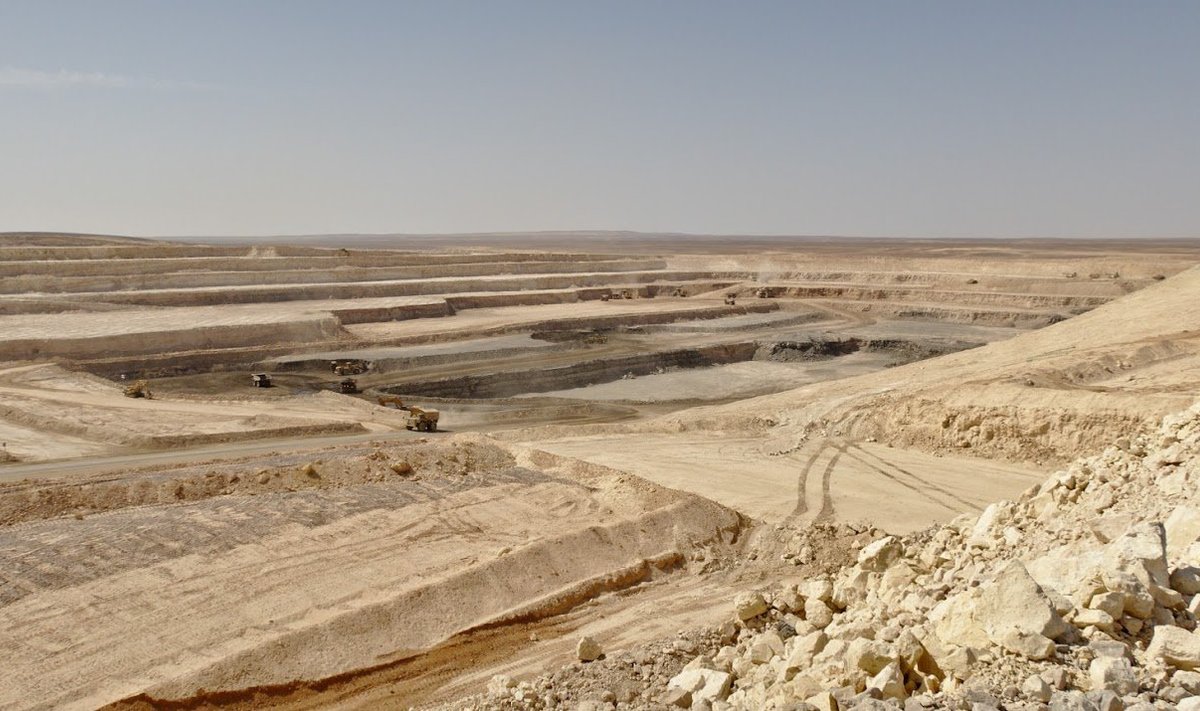 Maailma suurim põlevkivikarjäär asub Jordaanias