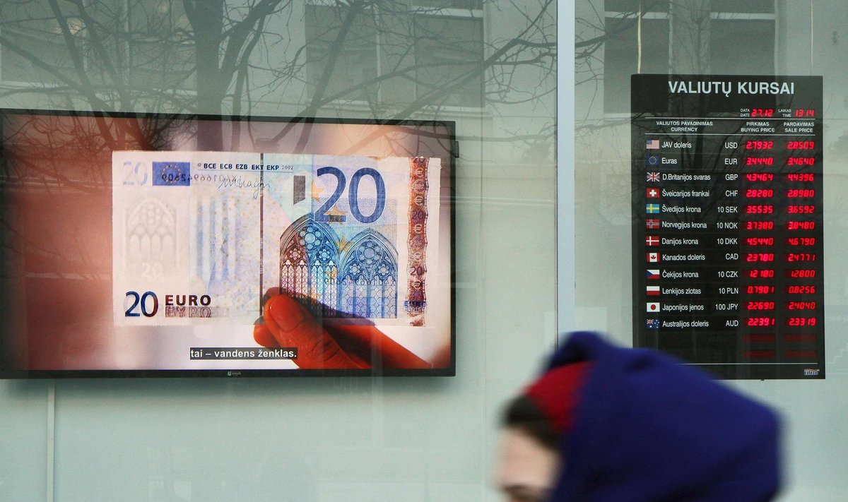 Leedu euro kasutuselevõtu eel. 