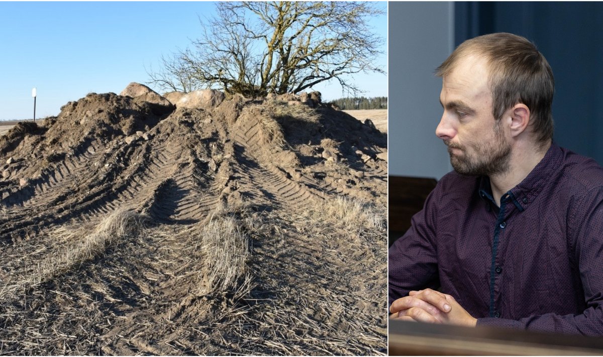Karlo Kookmaad süüdistatakse Rootsi kuninga haua hävitamises. Vasakul on näha haua olukord 2020. aastal.