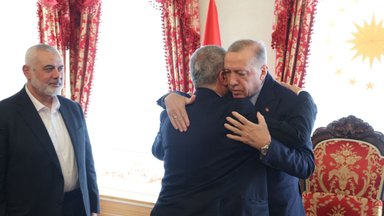 Erdoğan kohtus Hamasi juhiga ja ütles, et palestiinlased peaksid ühtsemalt tegutsema