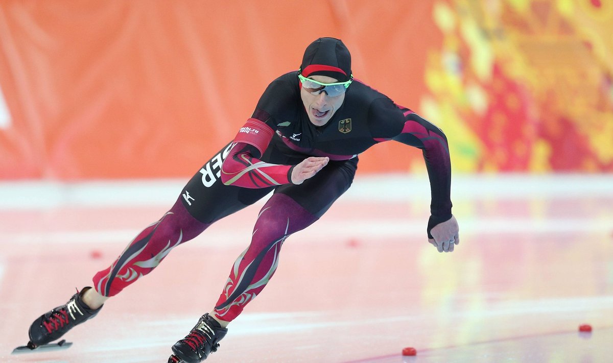 Robert Lehmann GER during 1500m speed skating at 2014 Olympic Winter Games in Sochi 15 02 2014