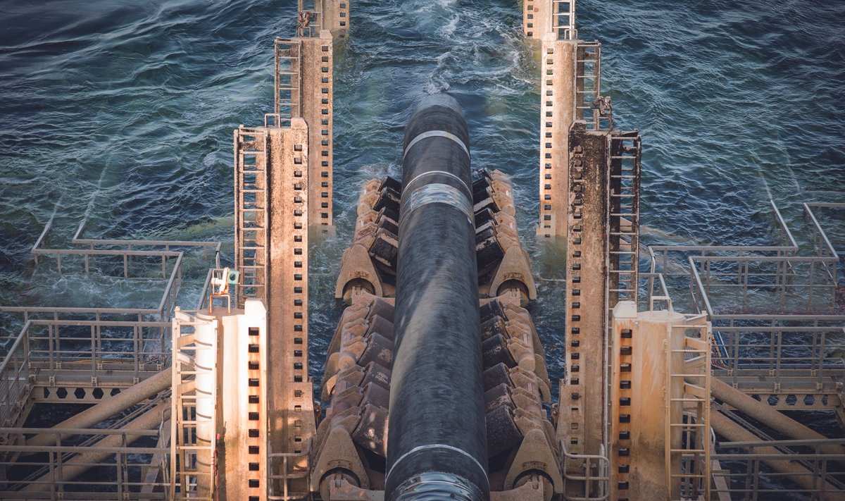 Nord Stream 2 gaasijuhtme ehitus möödunud kuu lõpul Rootsi vetes