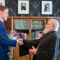 ФОТО: Премьер-министр Таави Рыйвас поздравил митрополита Корнилия с наступающим 90-летием