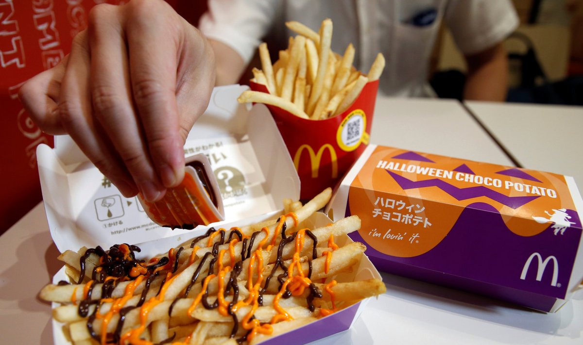 šokolaadiga friikartulid päästsid McDonald'si Jaapanis