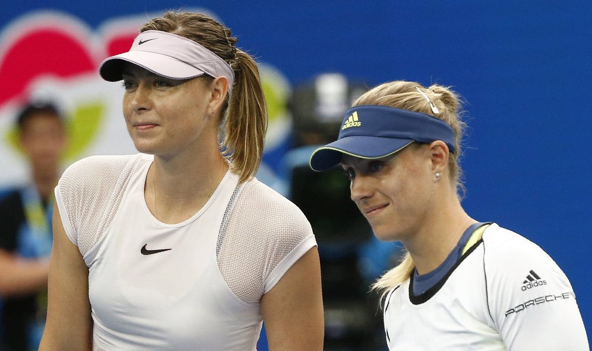 Maria Sharapova ja Angelique Kerber 