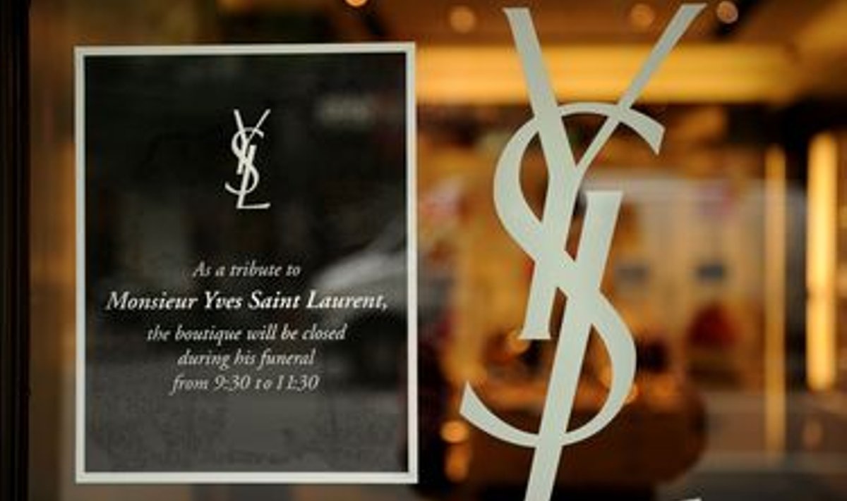 Yves Saint Laurent'i butiik leina tõttu suletud