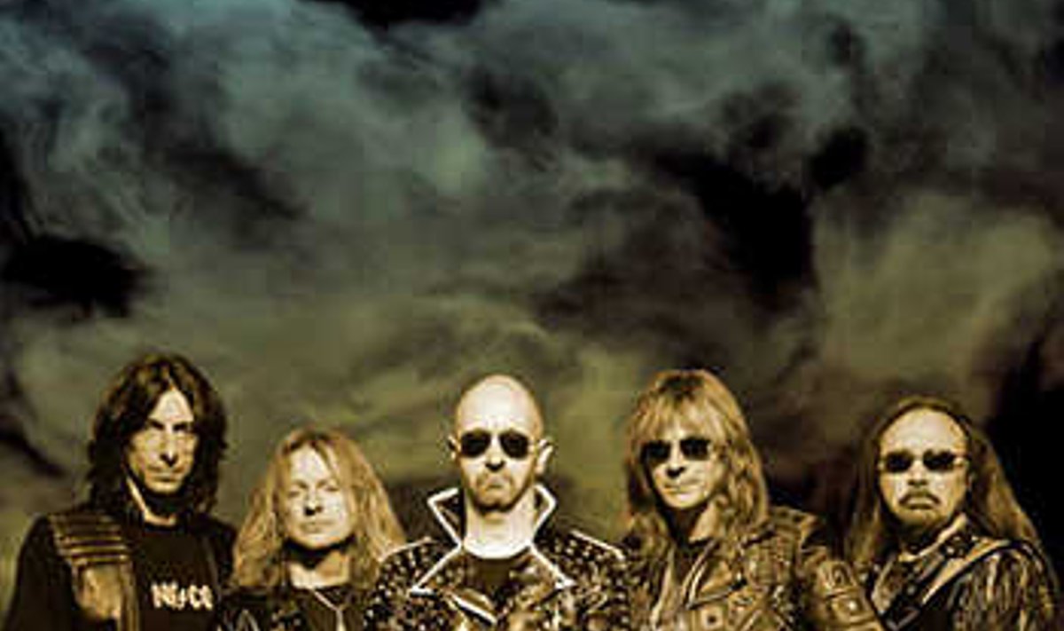 SIIANI SAATANLIKUD: Judas Priest laulja Rob Halford (keskel) ja kitarrist Glenn Tipton. Repro