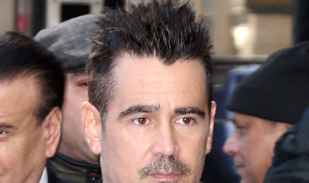 Colin Farrell visits Good Morning America in New York