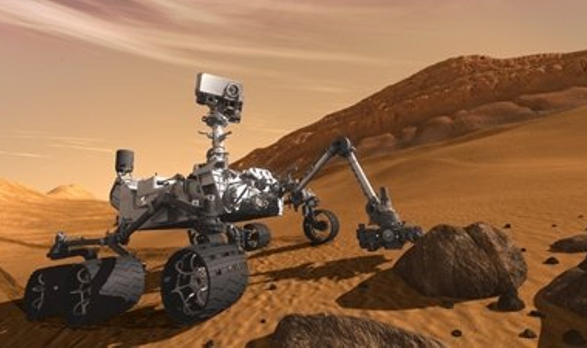 The Planetary Society poolt armsaima väljanägemisega kulguriks nimetatud aparaat Marsi pinda uudistamas