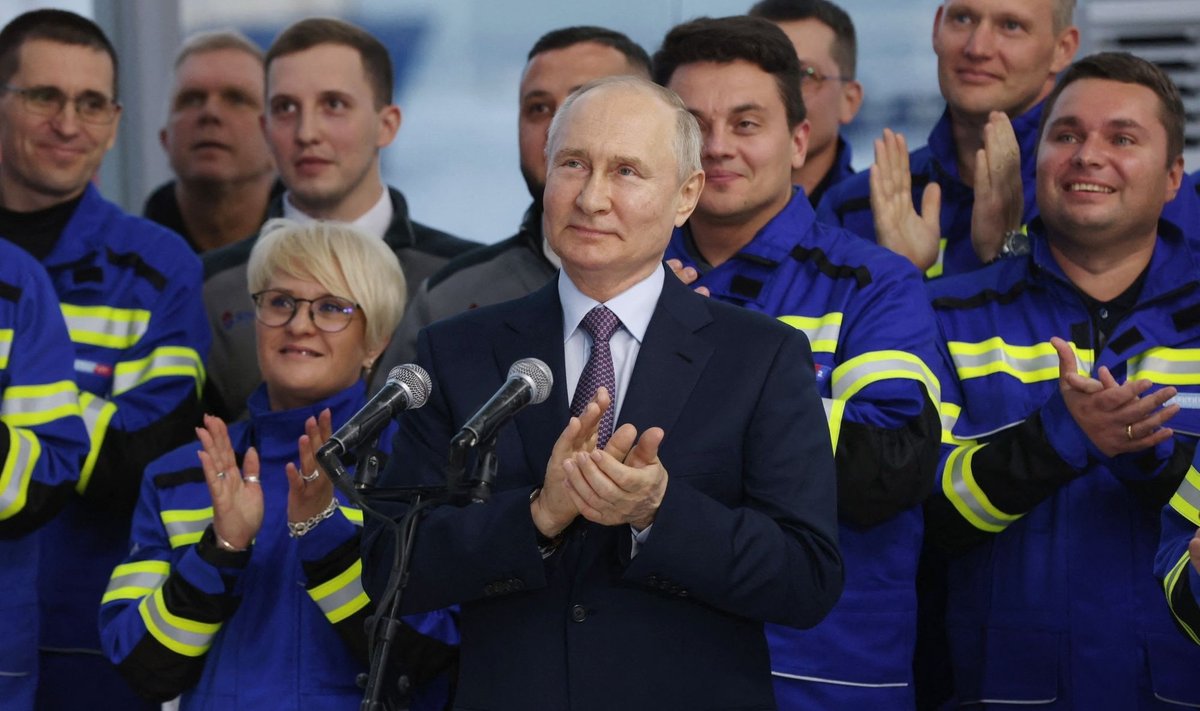 Venemaa president Vladimir Putin käivitas eelmisel suvel esimese maagaasi veeldamise liini Arktika LNG-2 projekti raames. 