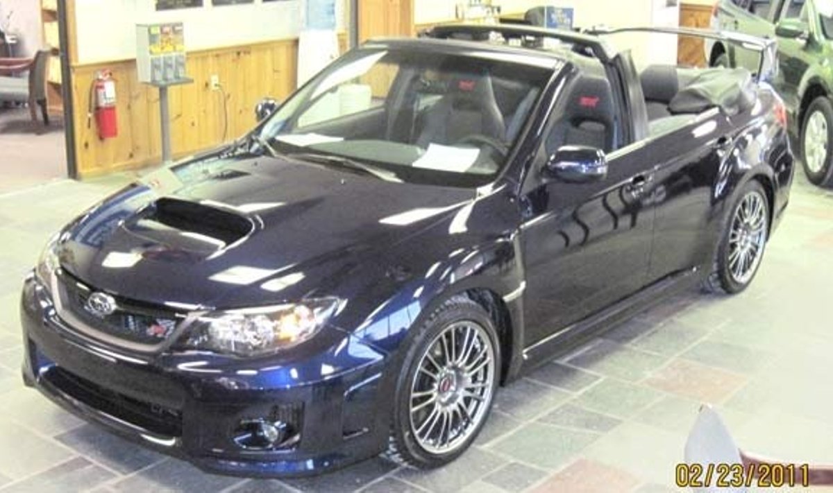 2011 Subaru WRX STI kolekabriolett