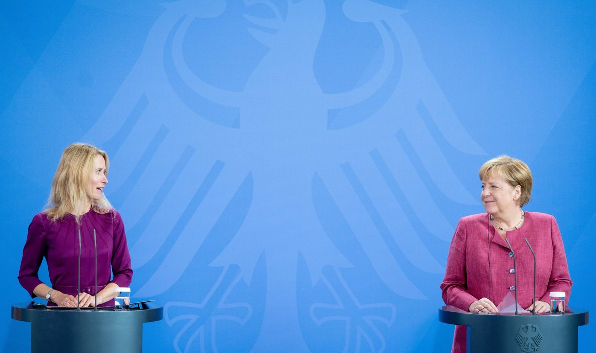 Kaja Kallase ja Angela Merkeli kohtumine Berliinis