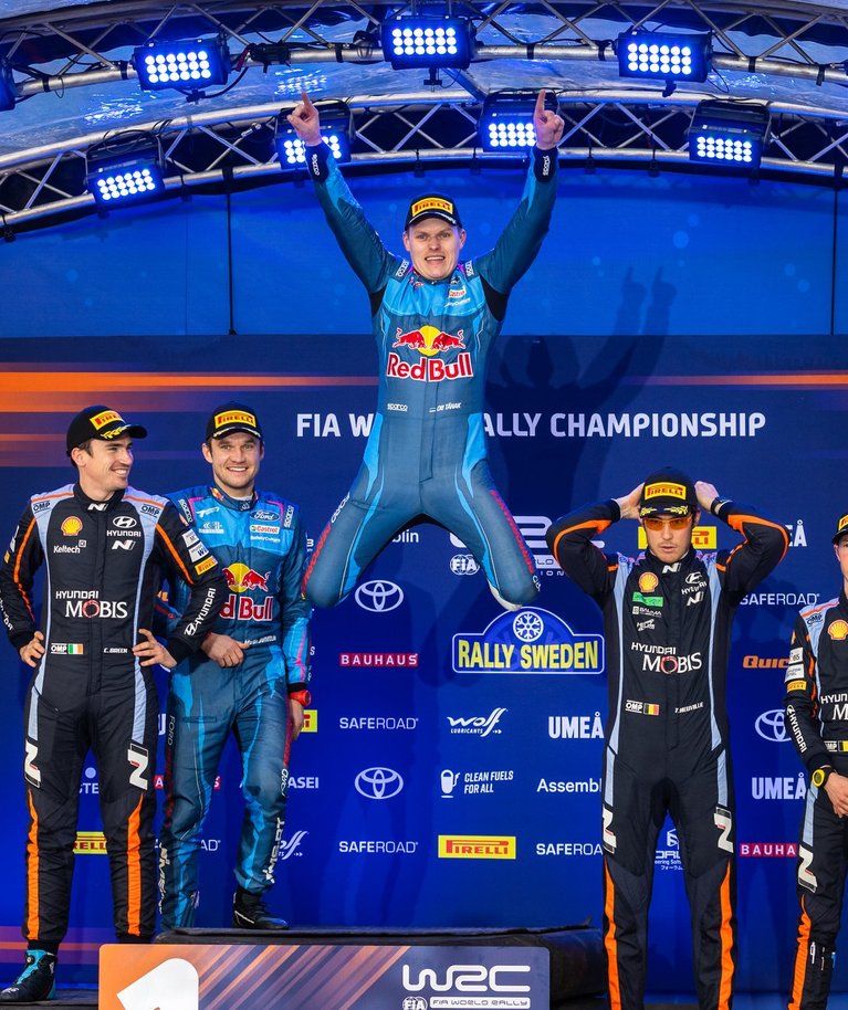 Ott Tänak oli võidu üle varjamatult õnnelik.