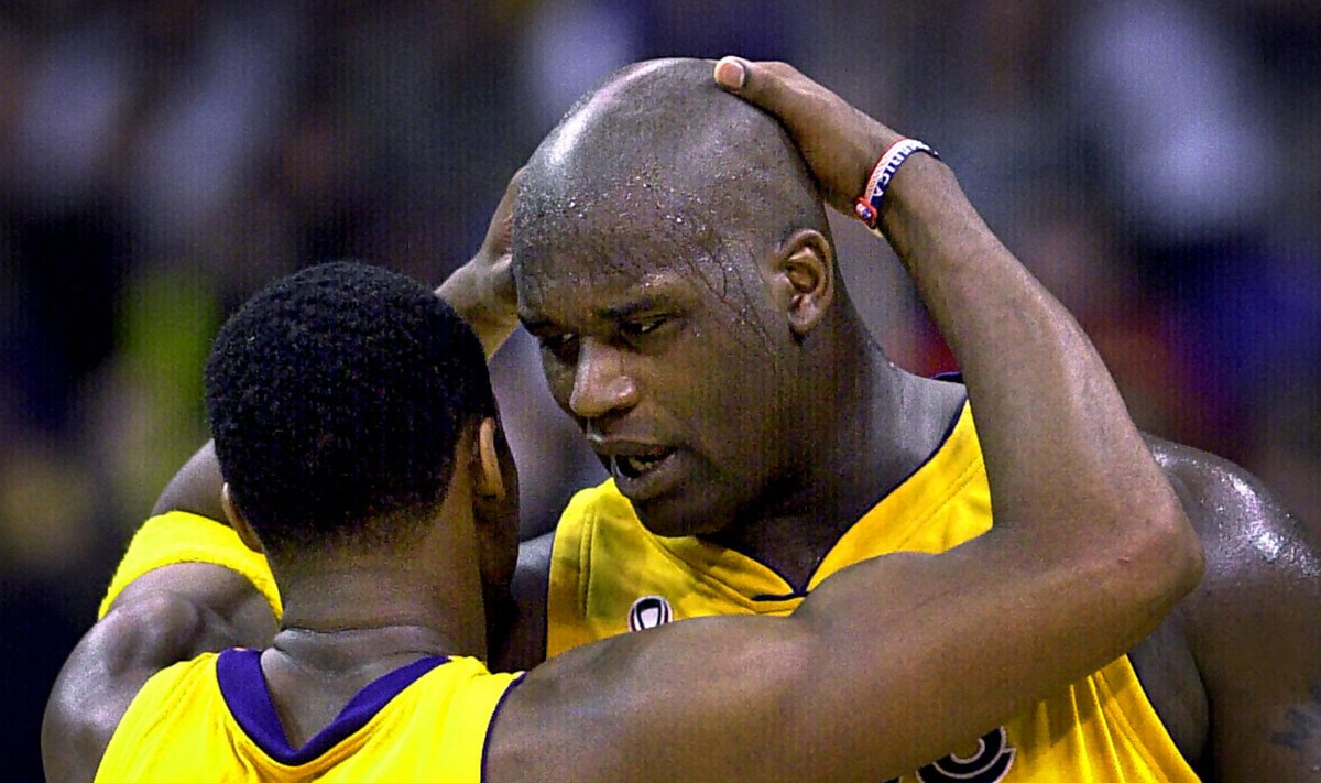 Kobe Bryant ja Shaquille O'Neal Lakersi päevil