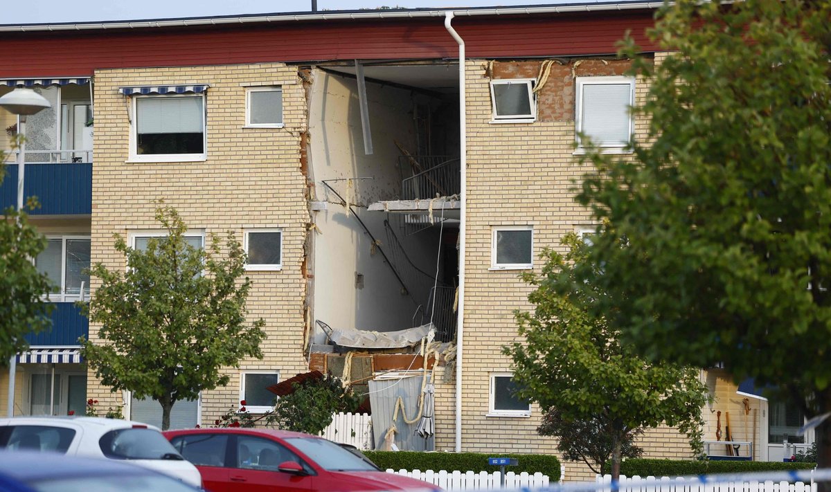 Eilse plahvatuse tagajärjed Linköpingis