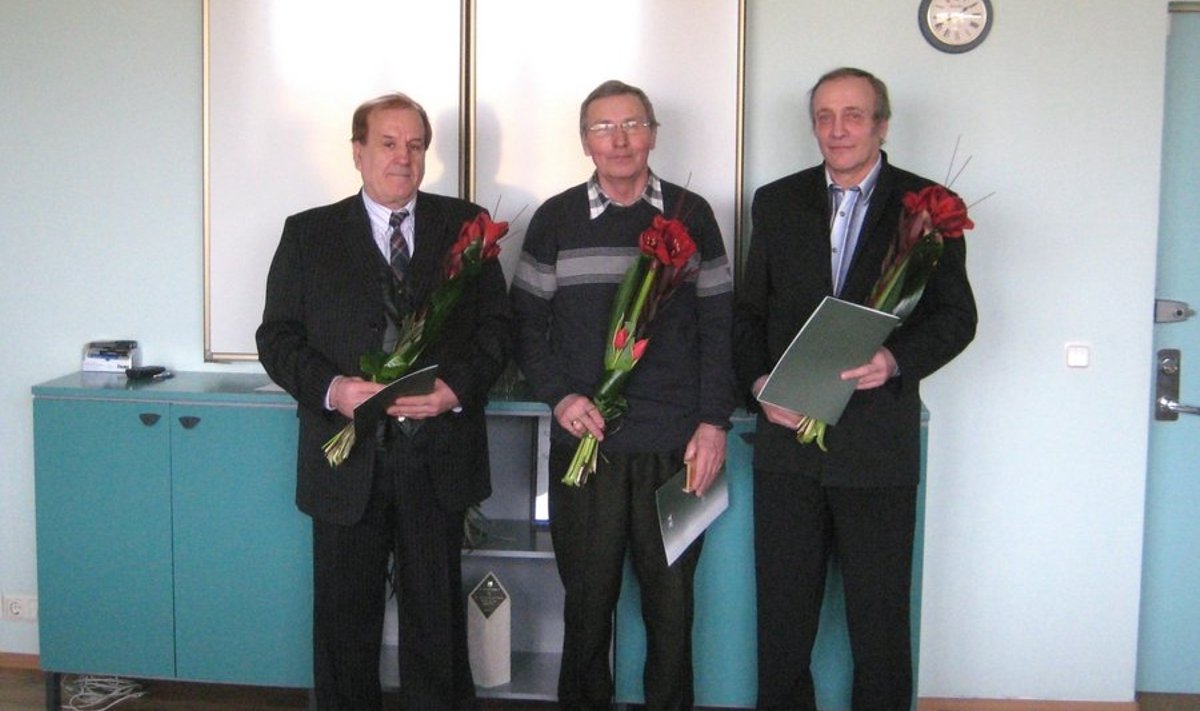 Paremalt: Juri Šitikov, Ivan Voišnis ja Iossif Ginkul