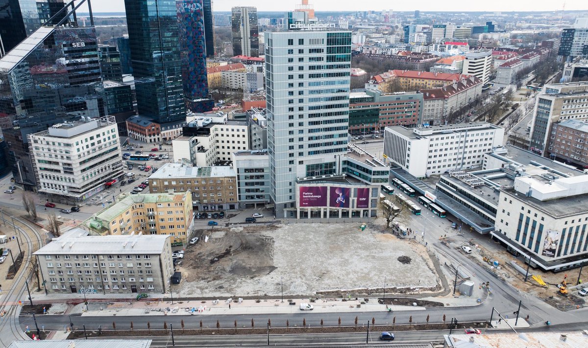 Just sellele platsile peaks Tallinnas kerkima City Plaza 2.