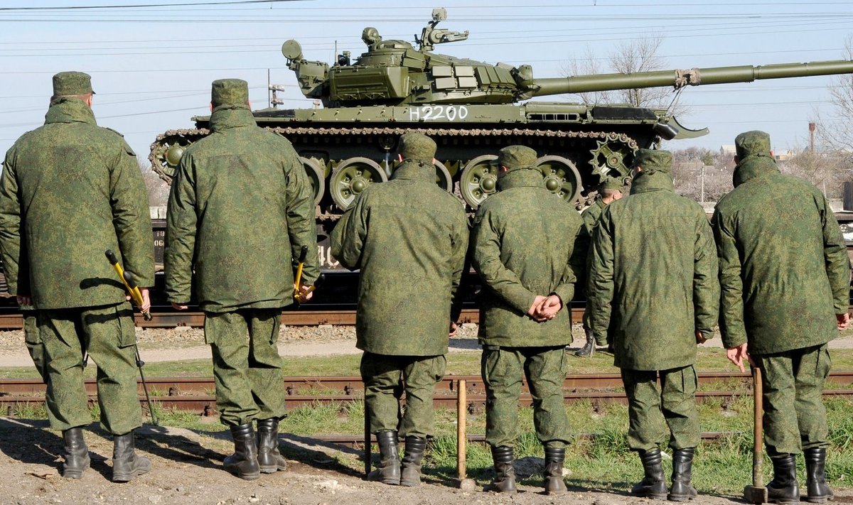 Vene väed Krimmis (pilt on illustreeriv)