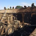 ФОТО: В Йыгевамаа сгорел трактор