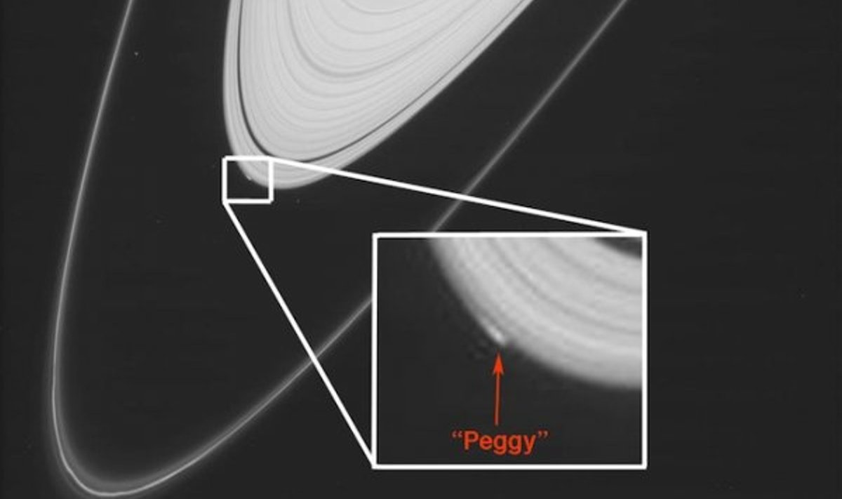Peggy asub Saturni A-rõnga välisserval