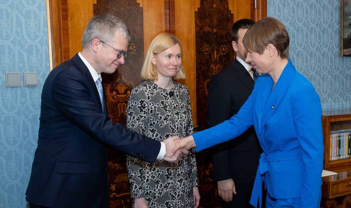 President Kersti Kaljulaid nimetas eile ministriteks Janek Mäggi ja Riina Sikkuti.
