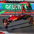 VIDEO | Sainz tegi tõsise avarii, Verstappen oli vabatreeningu kiireim
