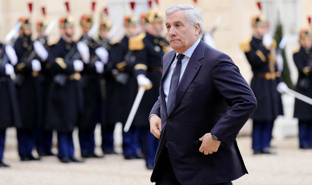 Itaalia välisminister Antonio Tajani.