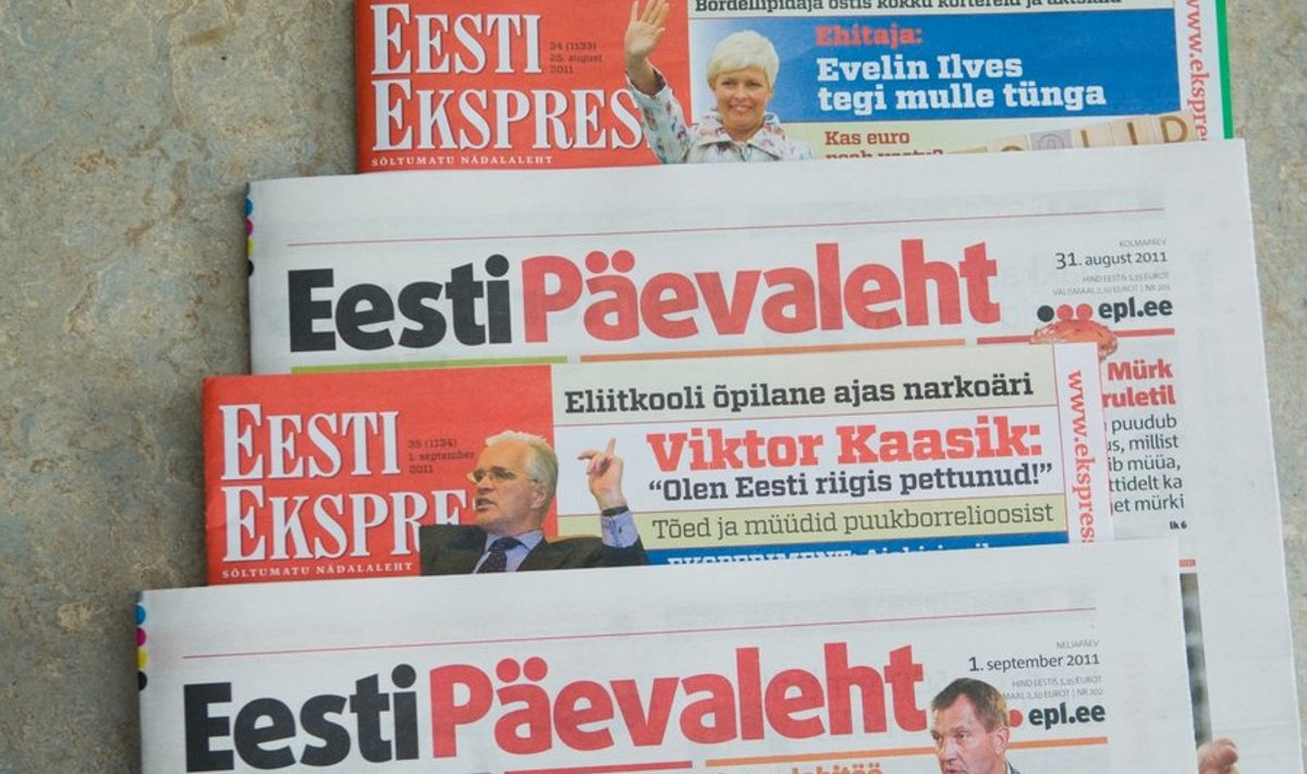 Ekspress Grupp annab muuhulgas välja Eesti Päevalehte ning Eesti Ekspressi.