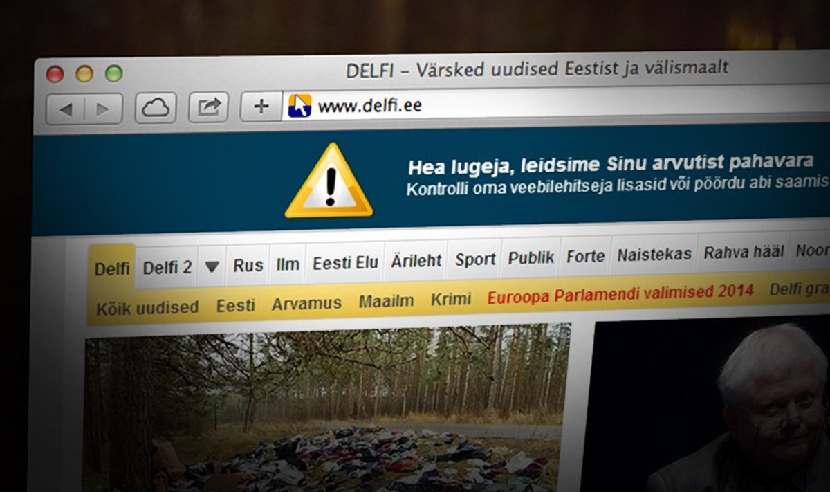 Delfi tuvastab pahavara