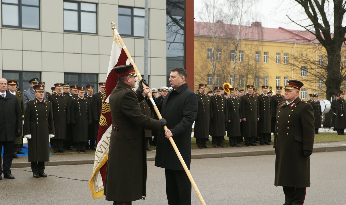 Läti kaitseväe juhataja ametisse astumise tseremoonia