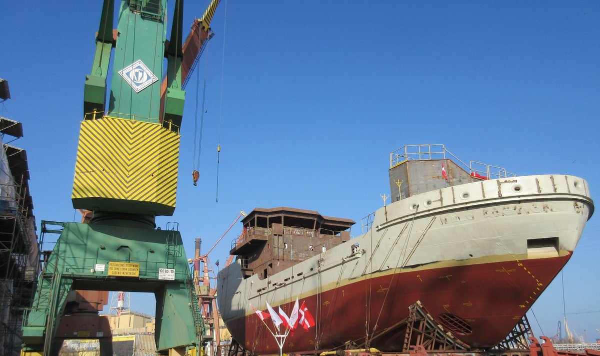Gdanski laevatehases valmivad Tallinna Sadama tellitud kaks uut parvlaeva