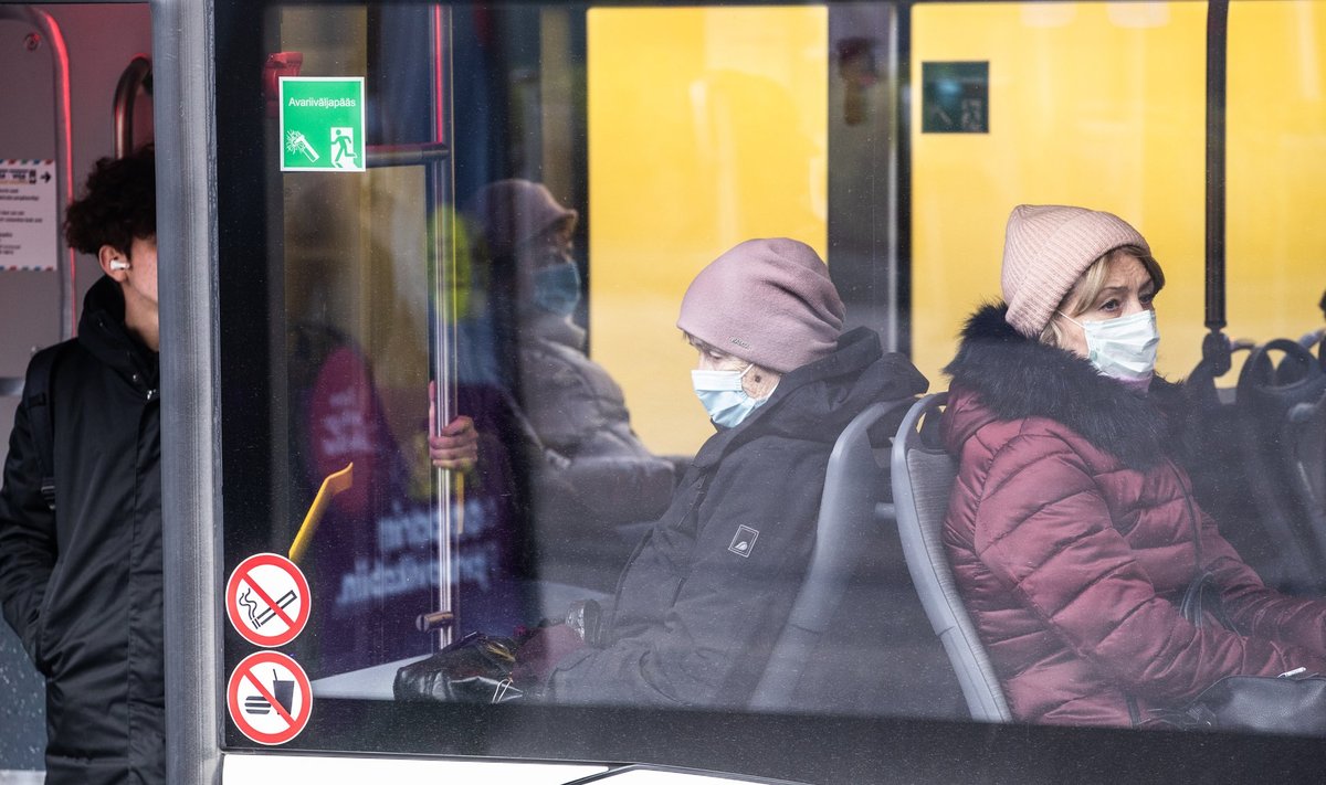Alates eilsest on maskid või nina ja suu katmine kohustuslik ka ühistranspordis.
