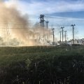DELFI FOTOD: Võhmas põles alajaama ümbruses kulu