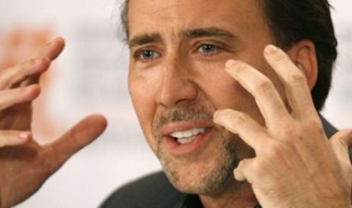 Nicolas Cage astub üles uues autofilmis. Foto Mike Cassese, Reuters