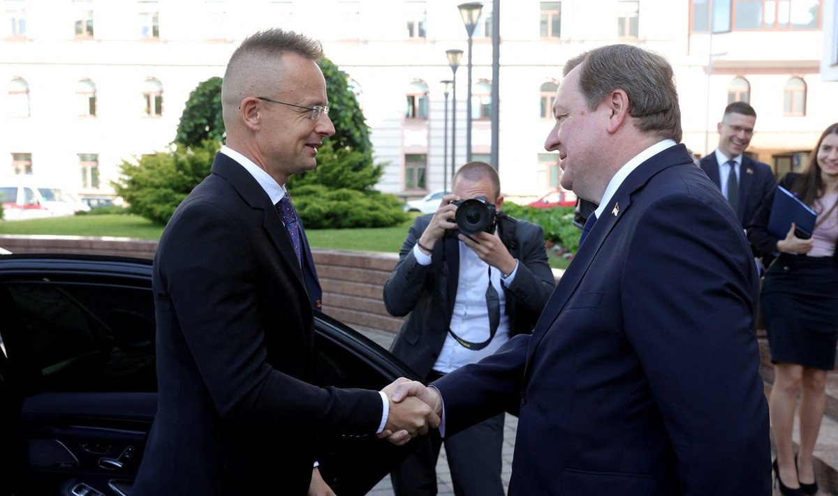 Ungari välisminister Péter Szijjártó ja Valgevene välisminister Sjargei Aleinik kohtusid Minskis. 