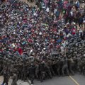 Guatemala blokeeris kaigaste ja pisargaasiga USA-sse suunduva migrandikaravani liikumise