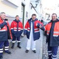 ФОТО: Экипаж затонувшего траулера в посольстве РФ в Таллинне