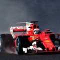 VIDEO: Kimi Räikkönen kihutas Kataloonias teelt välja
