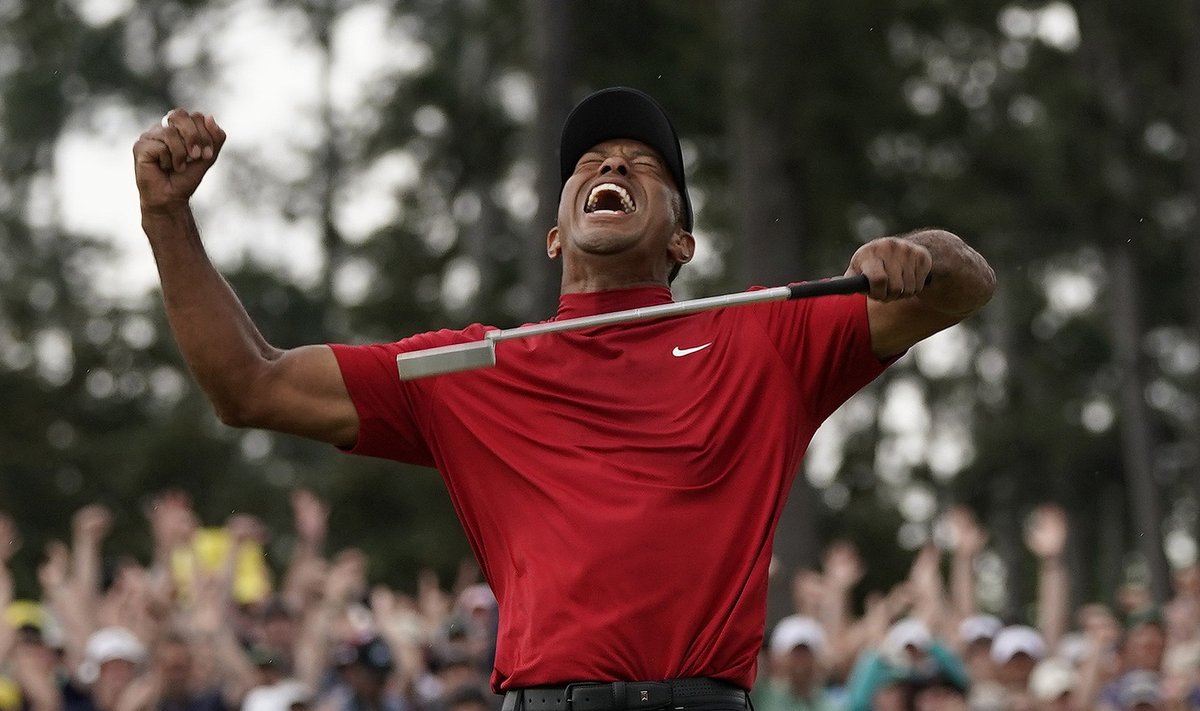 Tiger Woodsi ehe võidurõõm pärast 11 suure tiitlita aastat.